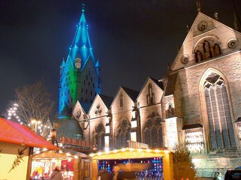 Christmas market in Technicolor