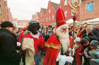 Father Christmas in historical garb