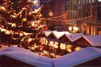 A white Christmas in Bautzen