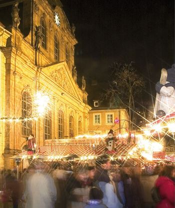 Shimmering lights bring the old quarter to life; copyright: Kongress- und Tourismuszentrale Bayreuth und Umgebung e. V. 