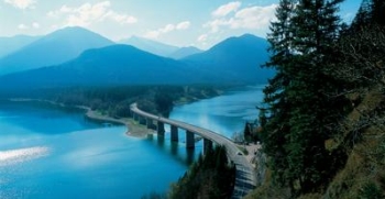 Sylvenstein reservoir, Bavaria, Copyright DZT, Photographer Merten, Hans Peter