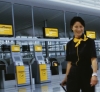 Airport terminal and Lufthansa representative, Copyright: Lufthansa