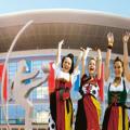 German fans in front of  the Rhein Neckar Arena in Sinsheim - Copyright: picture-alliance/dpa