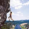 Cliffhanger in the Elbsandsteingebirge