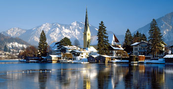 Lake Tegernsee in winter  Imago stock&people GmbH