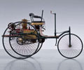 The first motor car, invented by Carl Benz 125 years ago. Copyright: GNTO