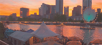 Museums Festival on the banks of the river Main in Frankfurt, Copyright GNTO