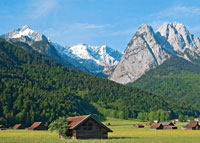 View of the Zugspitze, Germany's highest mountain  Panther Media GmbH