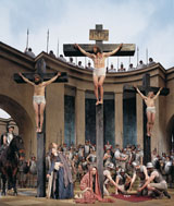 The crucifixion, � Passionsspiele Oberammergau 2000