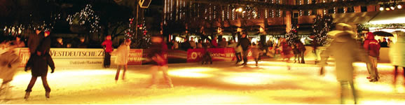 Weihnachtsmarkt Düsseldorf, Vodafone kö on ice, www.duesseldorf-tourismus.de ? Ulrich Otte, DMT
