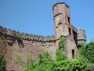 View of Dilsberg hilltop fortress