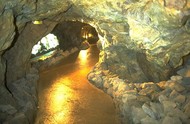 Part of the gemstone mine open to visitors