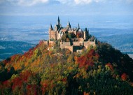 Hohenzollern Castle in the autumn