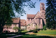 Kurgarten monastery in the sunshine