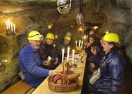 Picknicking underground in Freiberg