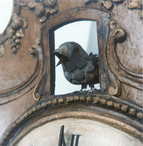 Baroque cuckoo and his clock