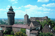 View of Nuremberg from Kaiserburg Castle