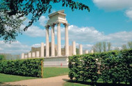 The Harbour Temple in Xanten's archaeological park