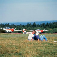 Gliders on Mount Wasserkuppe