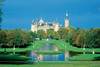 View of Schwerin Castle with gardens