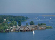 View of the lakes in Müritz National Park