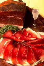 Cut Westphalian ham