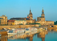 Dresden Old town and Elbe, Copyright Norbert Krüger