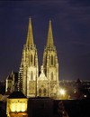 Regensburg Cathedral at night, copyright Regensburg Tourist Information