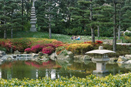 Dsseldorf Park with lake