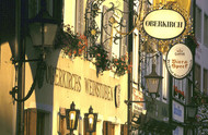 Freiburg Cafés and restaurants on the south side of Münsterplatz, copyright Freiburg Wirtschaft und Touristik GmbH & Co KG, photo: Karl-Heinz Raach