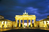 Brandenburg Gate illuminated