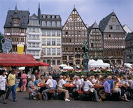 Festival on Römerberg square in Frankfurt