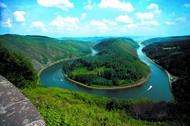 Aerial view of the Saar Bow